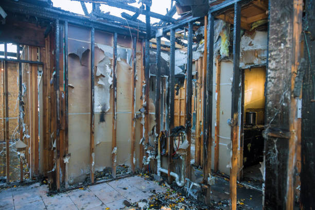 Professional Emergency Fire Cleanup technician working in Chevy Chase, MD
